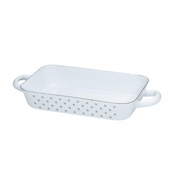 Bratpfanne 2 Henkel Pünktchen Grau