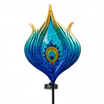 Gartenstecker Blüte mit Solar