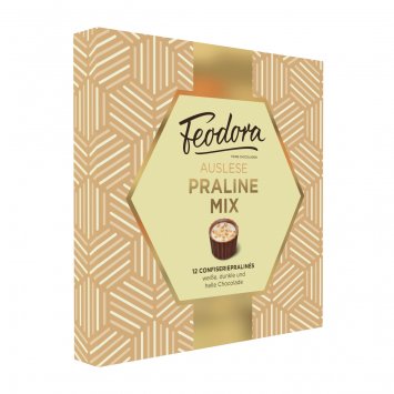 Feodora Auslese Pralinen Mix Pralinenmischung 12 Stück Packung 125g