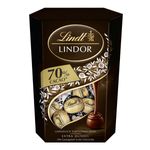 Lindt Lindor Cornet Dark mit zartschmelzender Füllung Packung 500g