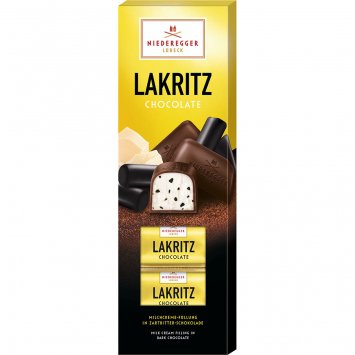 Niederegger Lakritz Chocolate Pralinen würzig edel schokoladig 100g