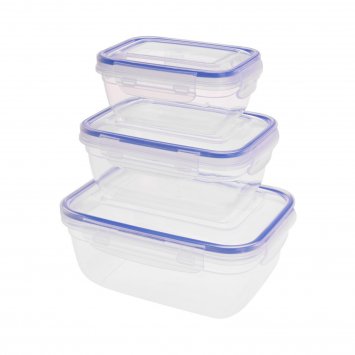 Vorratsdosen-Set, 3-teilig Kunststoff