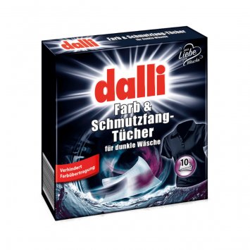 Dalli Tücher spez. für dunkle Wäsche