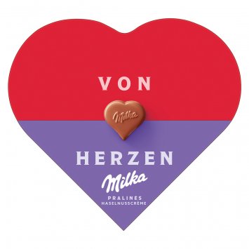 I Love Milka Miniherz Haselnuss 44g