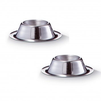 Eierbecher 2 Stück Edelstahl