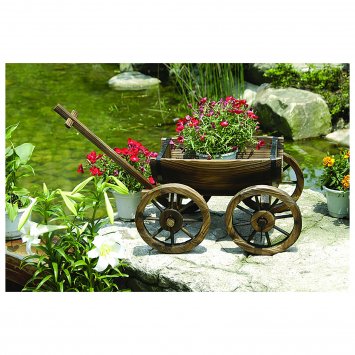Holzhandwagen Natur Sommerset
