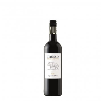 Bio Musso Merlot Rotwein mit Beerenfrüchte aus Spanien 750ml