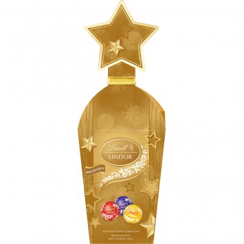 Lindt Lindor Vollmilch Kugeln mit Füllung 3fach Mischung Köcher 150g