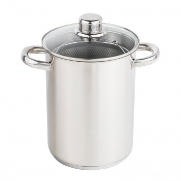 Spargeltopf Nudeltopf mit Drahteinsatz