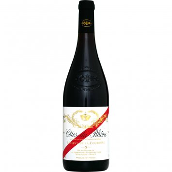 Cotes du Rhone AC Rotwein trocken Cinsault Grenache Noir 750ml