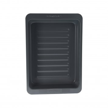 Backblech mit hohem Rand Grau