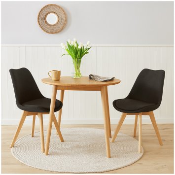 Esszimmerstuhl 2er Set Atlanta Grau