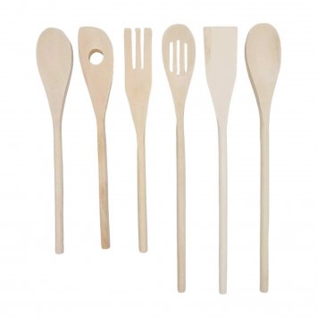 Kochbesteck 6-teilig Holz