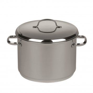 Hoher Topf mit Deckel Cristall