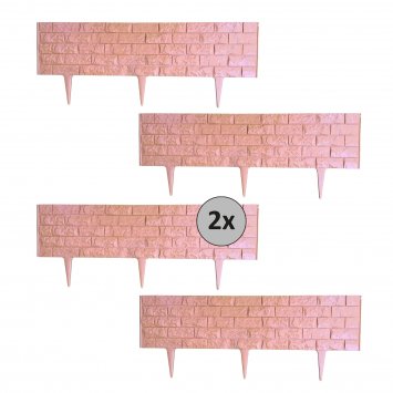 Beeteinfassung Ziegelsteinoptik Nessa