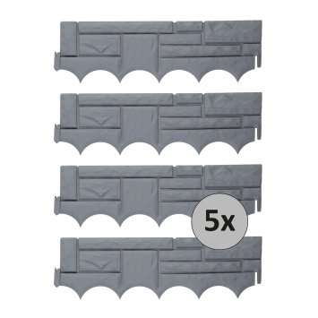 Beeteinfassung Steinoptik Nessa