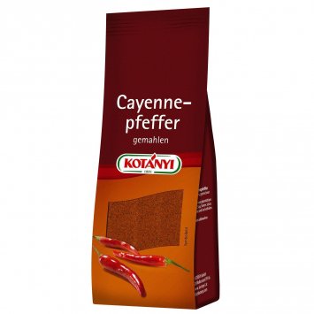 Kotanyi Cayennepfeffer gemahlen zart rauchig große Schärfe 45g