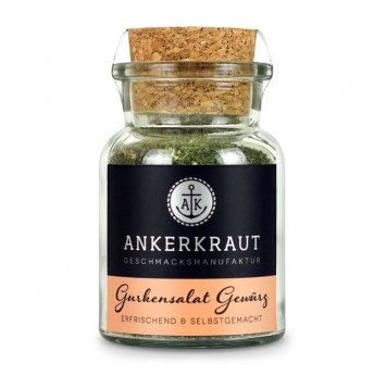 Ankerkraut Gurkensalat Gewürz Gewürzmischung im Korkenglas 60g