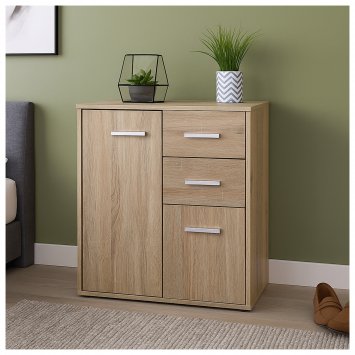 Kommode mit 2 Schubladen Nina Sonoma