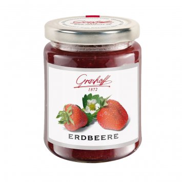 Grashoff Erdbeer Konfitüre Extra mit aromatischen Erdbeeren 250g