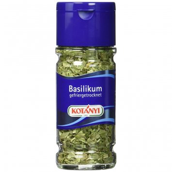 Kotanyi Basilikum gerebelt gefriergetrocknet zartes Aroma 5g