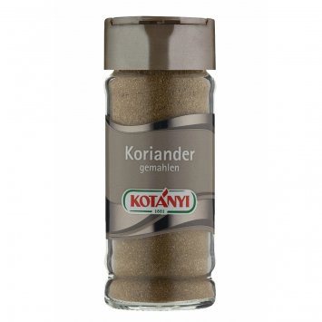 Kotanyi Koriander gemahlen  nussig mild würzig und süß scharf 30g