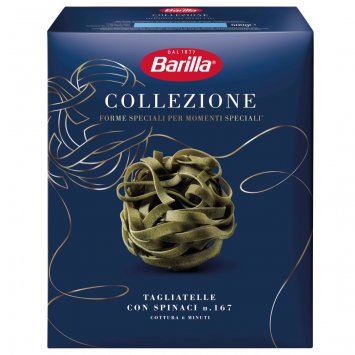 Barilla Collezione Tagliatelle con Spinaci Pasta aus Hartweizen 500g