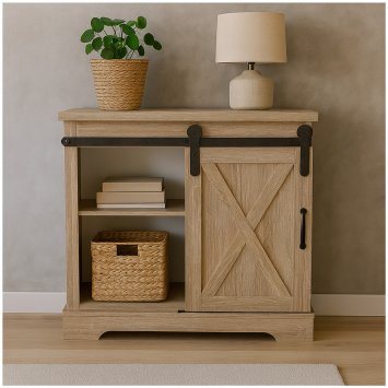 Kommode mit Schiebetür Thekla Landhaus Sonoma