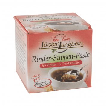 Jürgen Langbein Rinder Suppen Paste für Trinkbouillons 50g 10er Pack