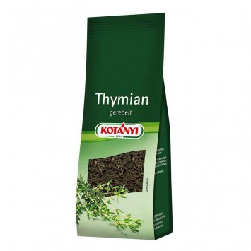 Kotanyi Thymian gerebelt vielfältig einsetzbar im Nachfüllbeutel 20g