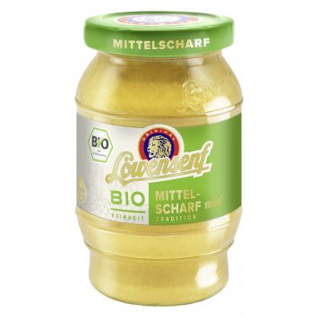 Löwensenf mittelscharf mild Bio 250ml