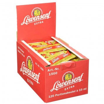 LOEWENSENF Extra scharf Portionsbeutel scharf servieren 120x10ml