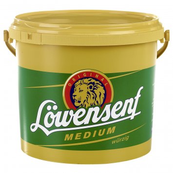 Löwensenf Medium pikant Eimer 5000g