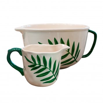 Set Rührschüssel und Messbecher Olivenzweig