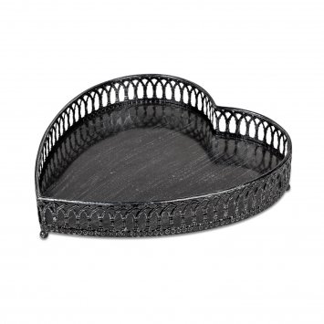 Tablett aus Metall Herz Hyde Park
