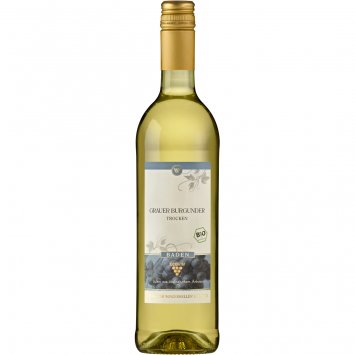 Bio Baden Grauer Burgunder trockener Weißwein Universalist 750ml