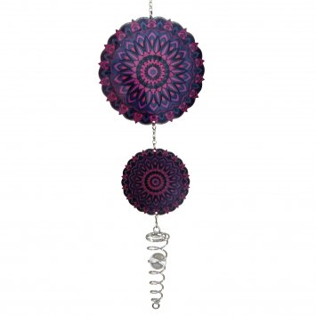 Deko Hänger Mandala Lila