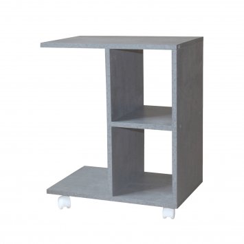 Beistelltisch auf Rollen Thekla Beton
