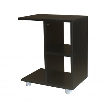 Beistelltisch auf Rollen Thekla Schwarz