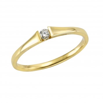 Ring Gold 585 mit Brillant 0,08ct.