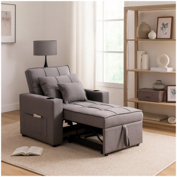 Relaxsessel Maritta Dunkelgrau