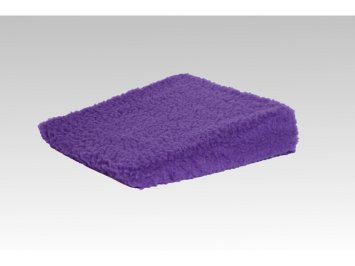 Therapiekeil Wolle lila 40 cm x 40 cm x8/1 cm linke