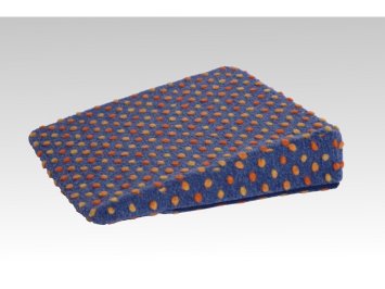 Therapiekeil Wolle Noppen blau 40 cm x 40 cm x8/1 cm linke