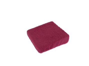 Aufstehhilfe Wolle bordeaux 40 cm x 40 cm x 10/6 cm linke