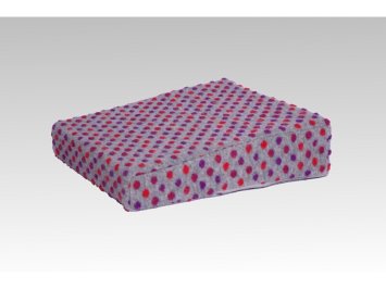 Aufstehhilfe Wolle Noppen silber 40 cm x 40 cm x 10/6 cm linke