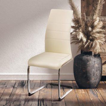 Schwingstuhl SallyC PU Beige