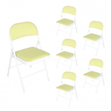 Klappstühle 6er Set Wedigo Grün