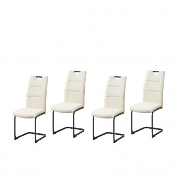 Schwingstuhl DannyP PU Creme