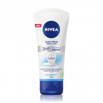 Nivea Handcreme care und protect 3in1 mit Jojobaöl alkoholfrei 75ml