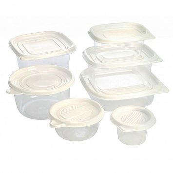 Vorratsdosen-Set, 27 Teile Kunststoff